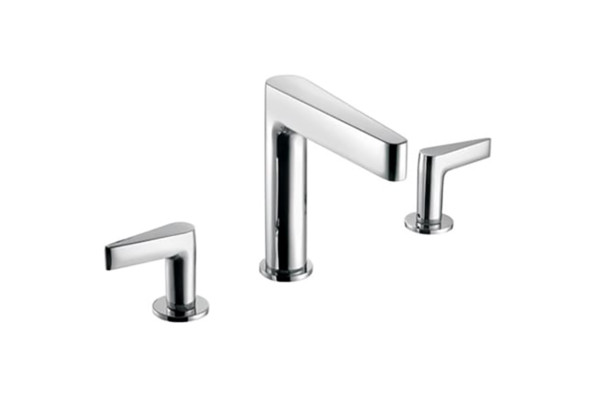 Mezcladora para lavabo con desage de push, Clsica M-1005 acabado cromo