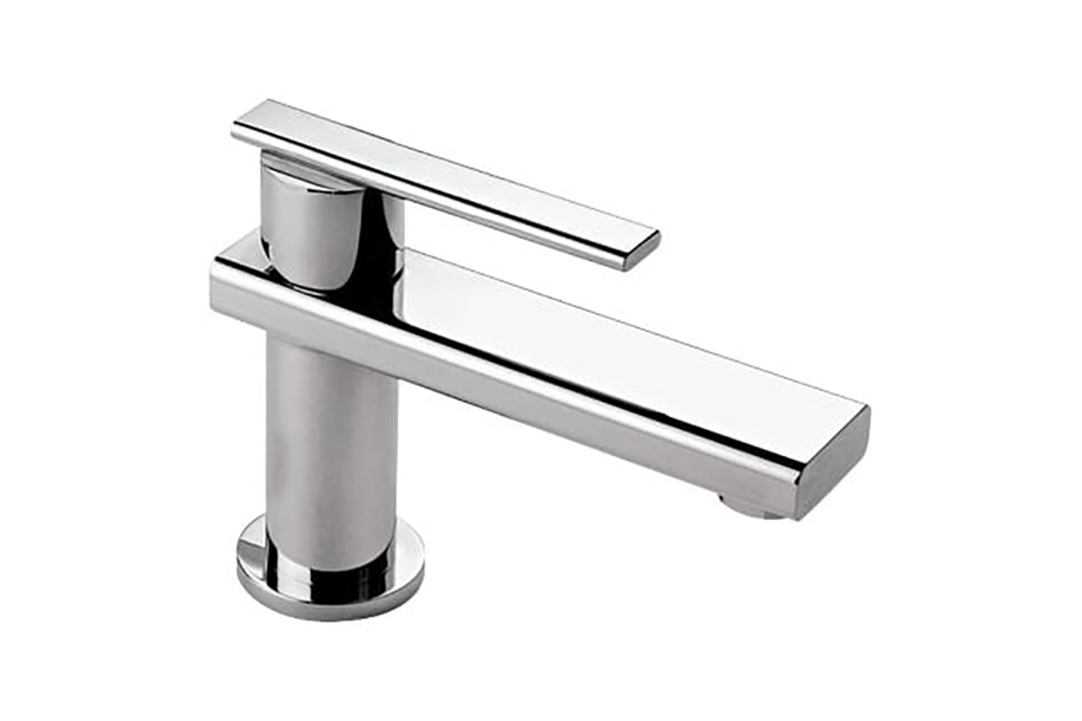 Monomando para lavabo con desage de Push EP-909 acabado cromo
