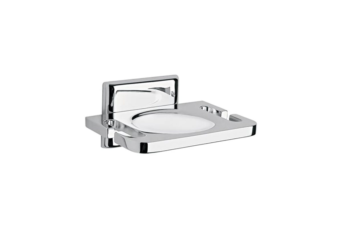 Portavaso cepillero Clsica II 107 acabado cromo
