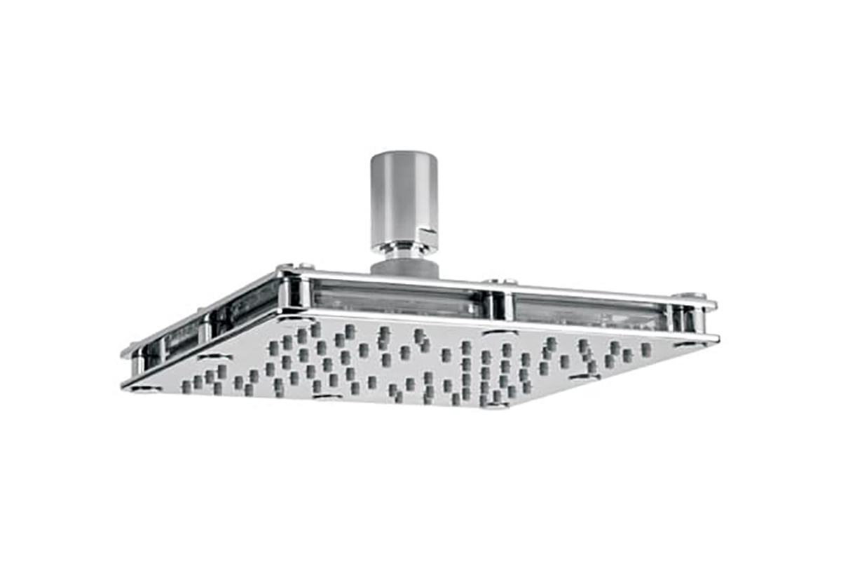 Regadera sin brazo H-3006 Kbica acabado cromo 