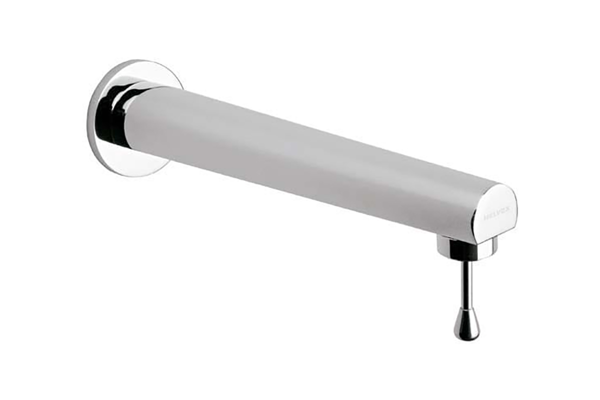 Llave economizadora a pared con seguro antirrobo TV-100 acabado cromo