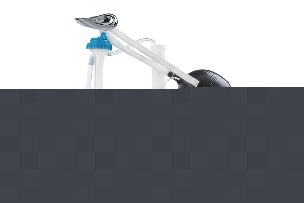Herraje PVC para tanque WC 