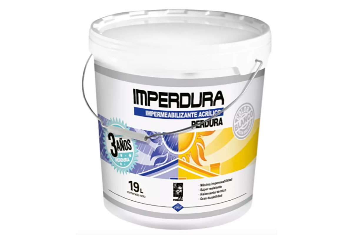 Imperdura 3 aos cubeta 19 Lts color blanco  