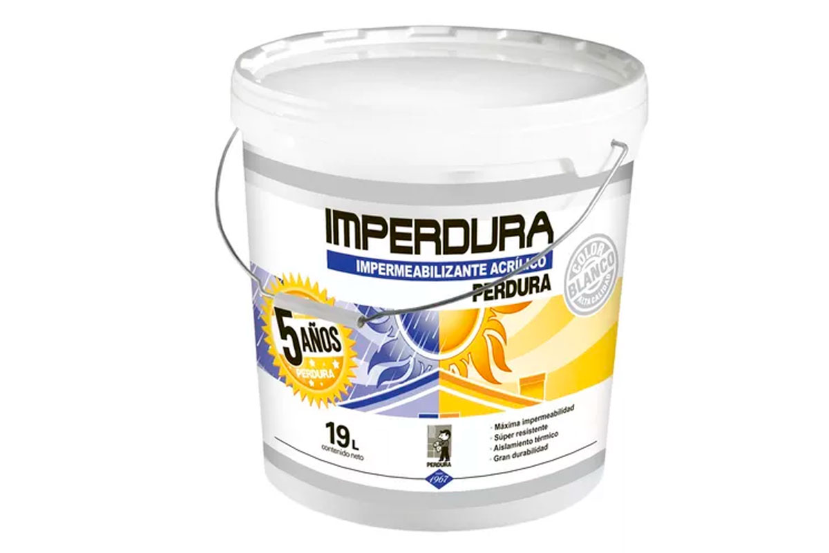 Imperdura 5 aos cubeta 19 Lts color blanco  