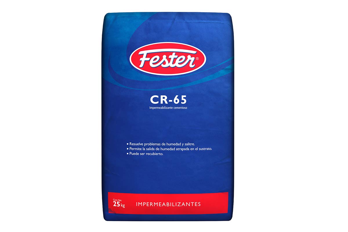 Impermeabilizante cementoso CR 65 color gris 