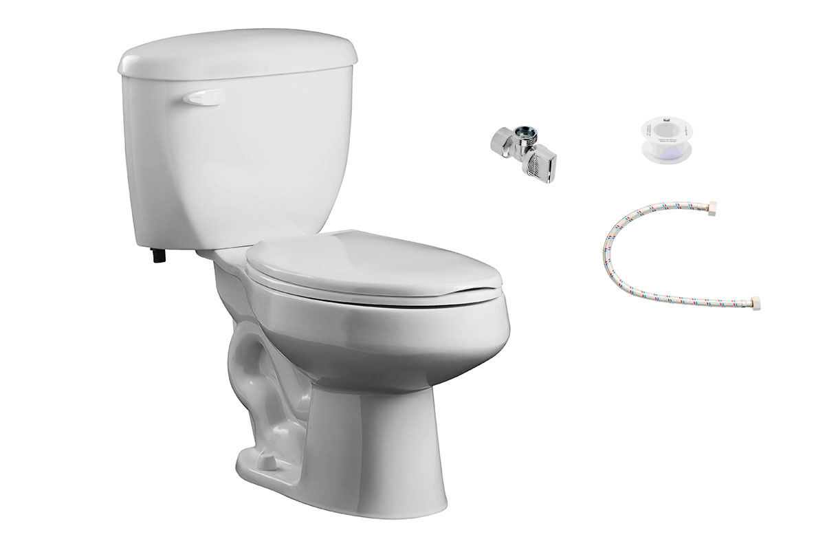 Inodoro alargado Andromeda GS color blanco 