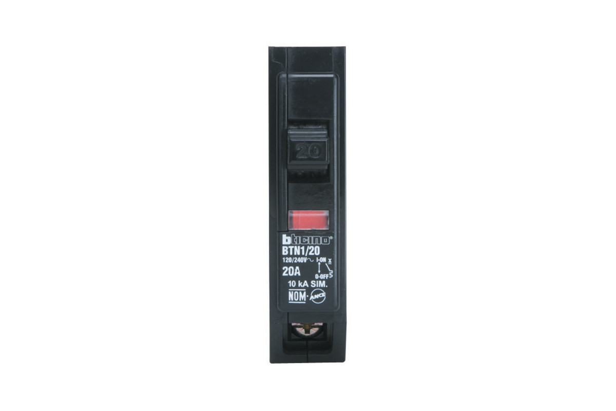 Interruptor termomagntico 1 polo 20 AMP