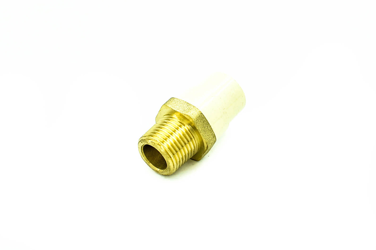 Cople CPVC con inserto a fierro exterior 13 mm (1/2