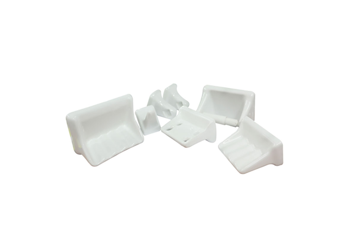 Set De Baño Juego De Accesorios Para Baño 6 Piezas Completo - Color blanco