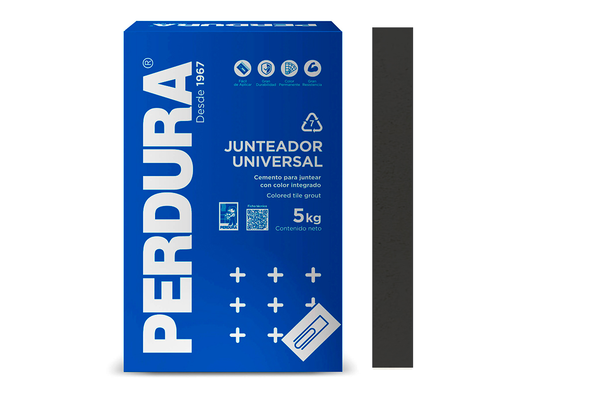 Junteador universal color negro caja de 5 kg