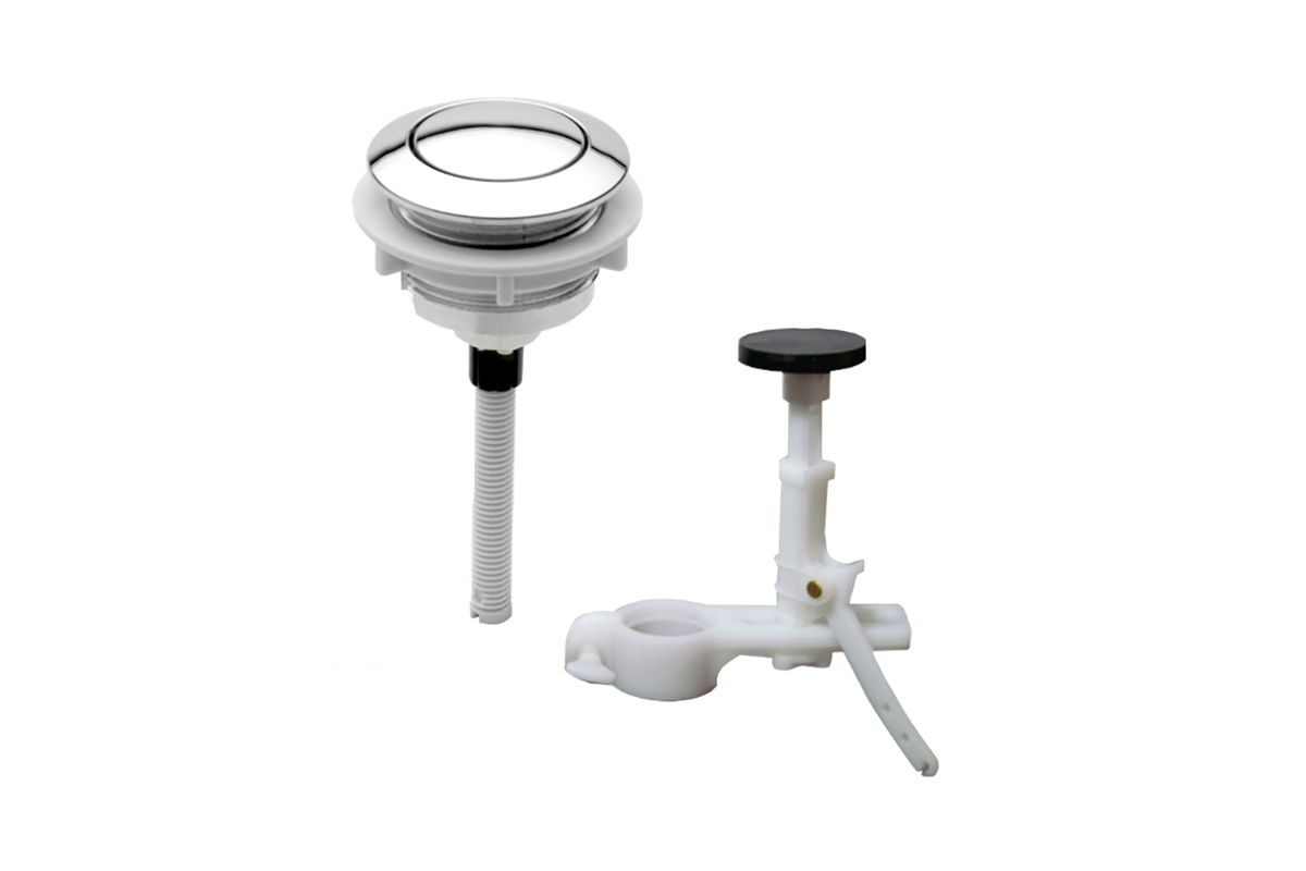 Kit de botn de descarga con actuador 58 mm