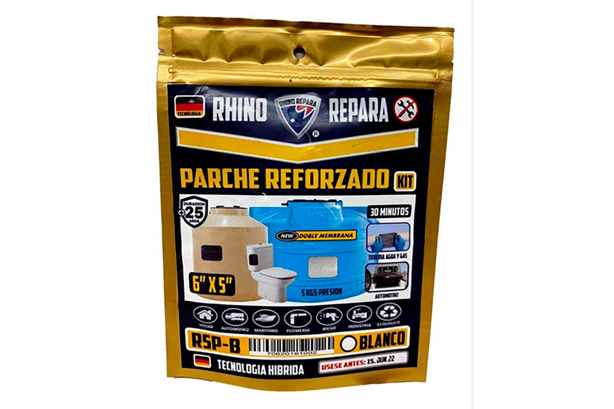 Kit de parche gigante blanco 10 x 8 
