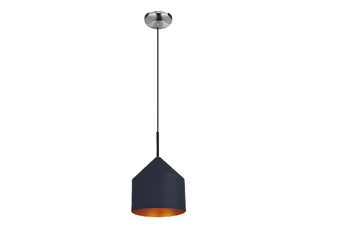 Lmpara colgante Auva CTL-7432/N color negro