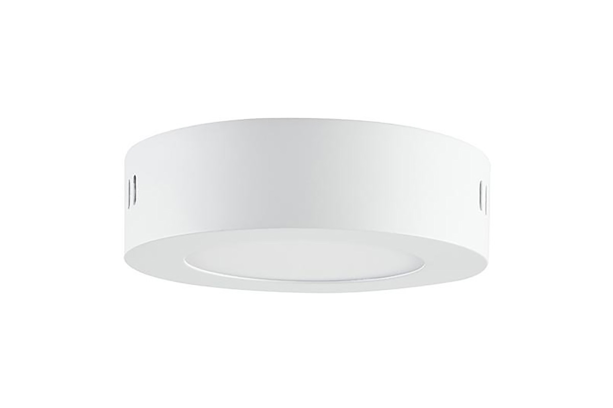 Lmpara LED de sobreponer redonda color blanco 