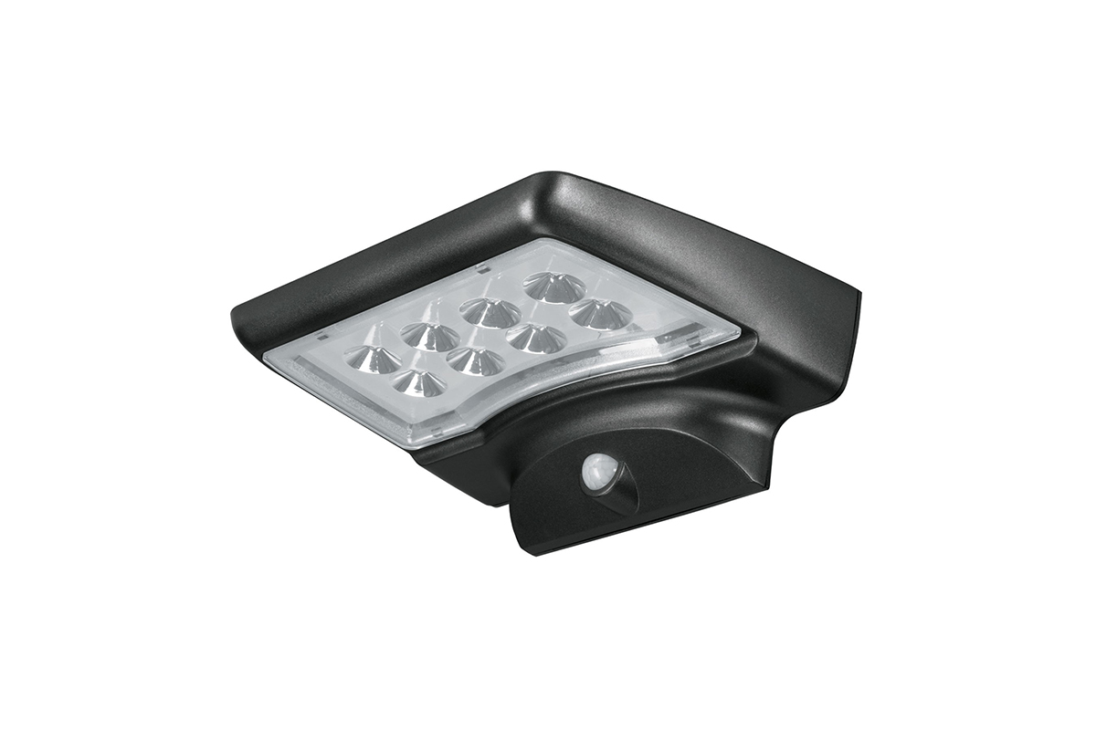 L�mpara solar EXT-0104, color negro