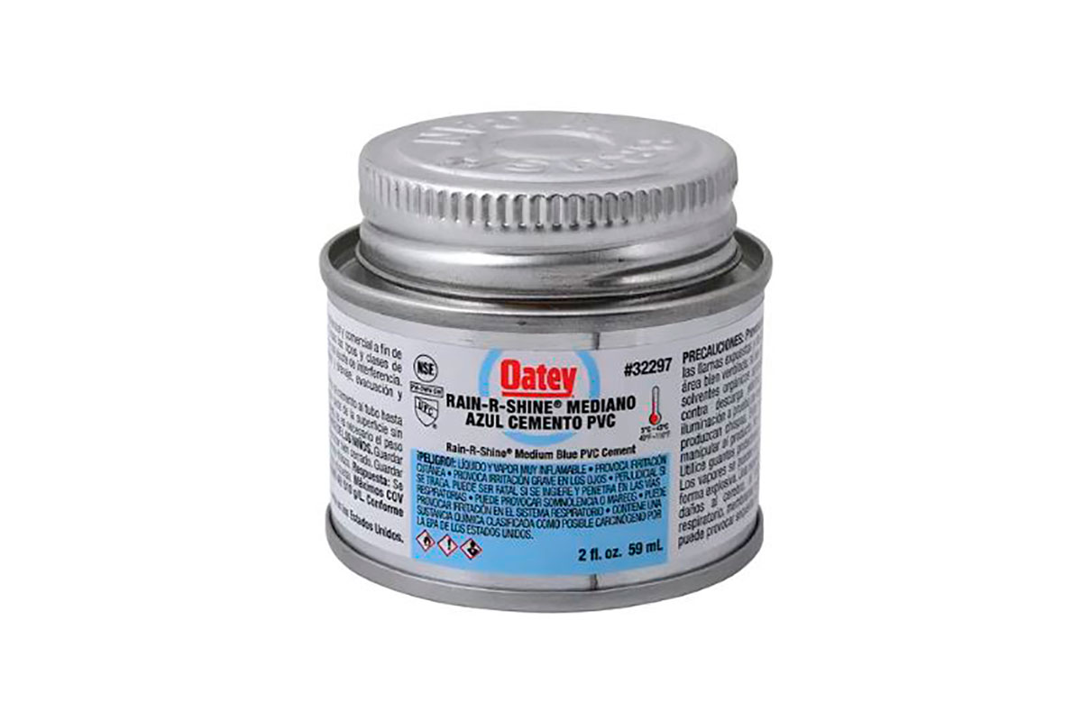 Lata de pegamento PVC azul 59 ml
