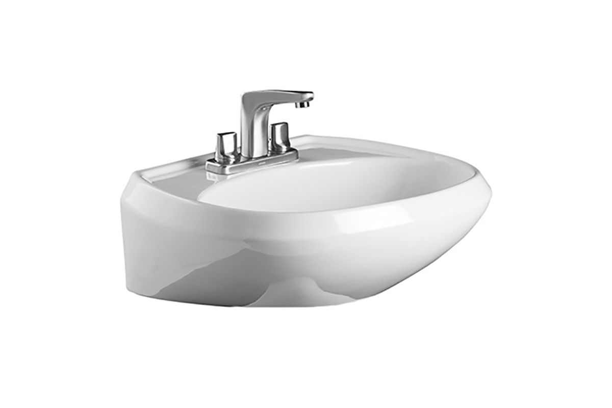 Lavabo Austria de 1 taladro color blanco 