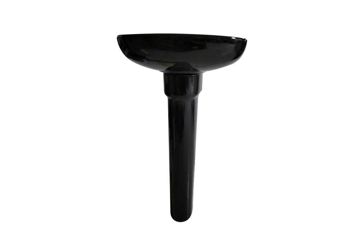 Lavabo con pedestal Lucas color negro