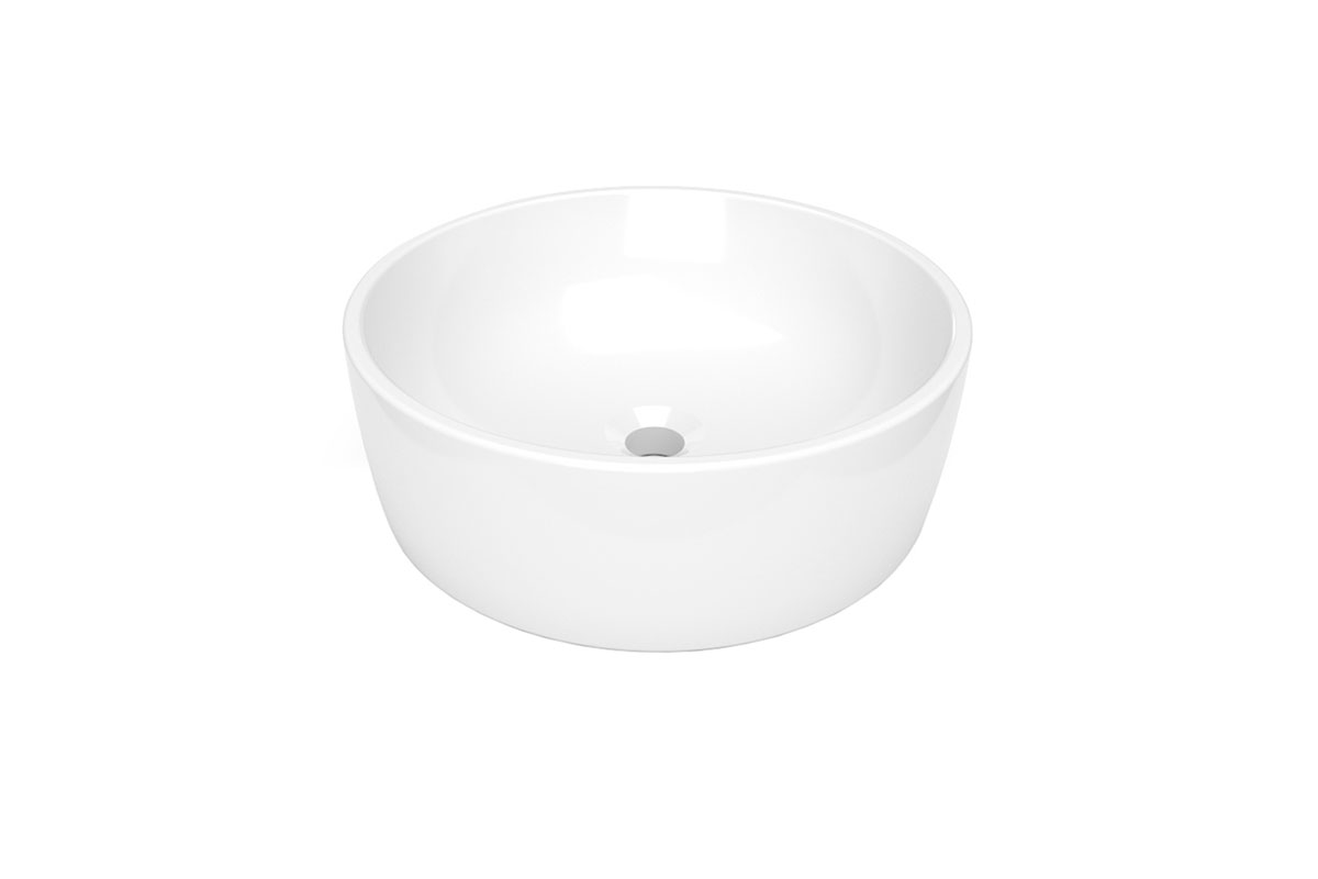 Lavabo de sobreponer Morea color blanco 