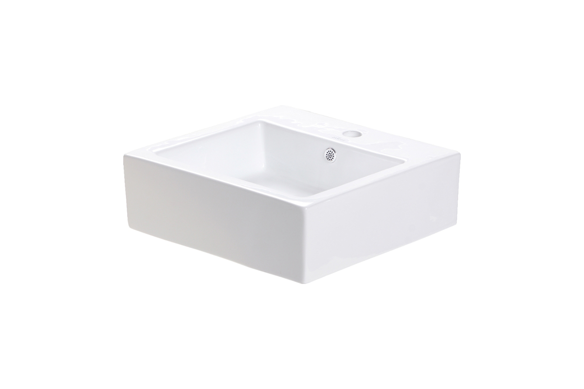 Lavabo de sobreponer Solaro color blanco