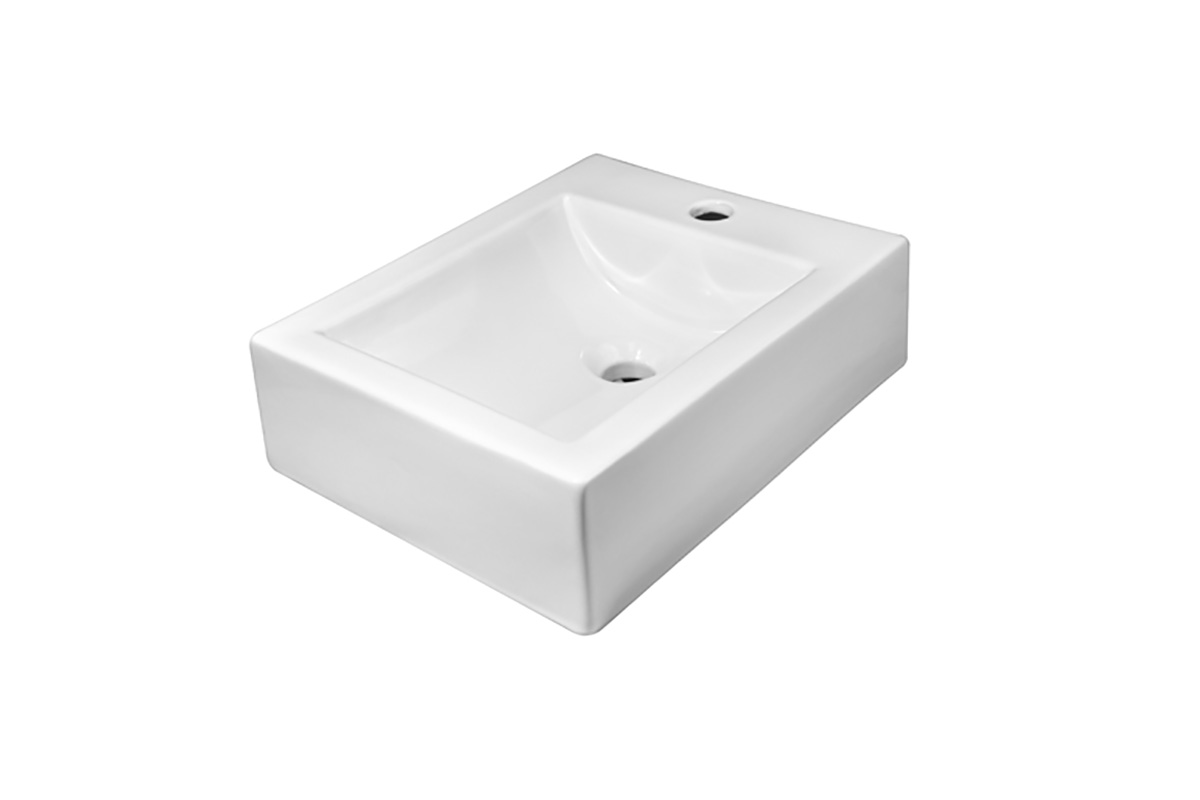 Lavabo de sobreponer Turin color blanco