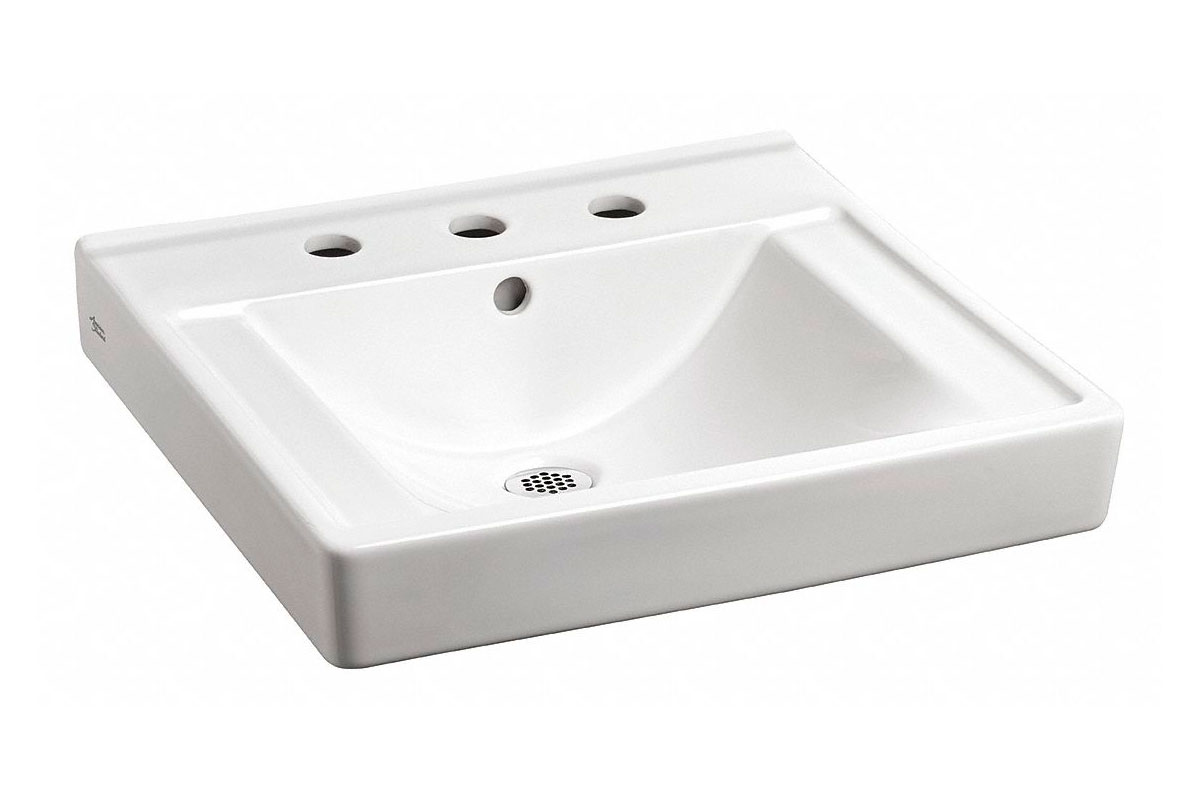 Lavabo decorum imss blanco 8"