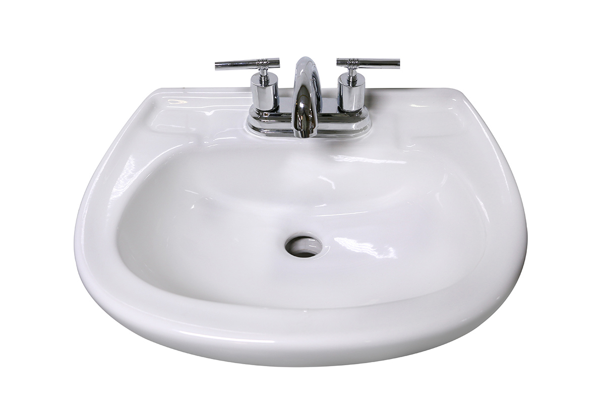 Lavabo Lucas color blanco
