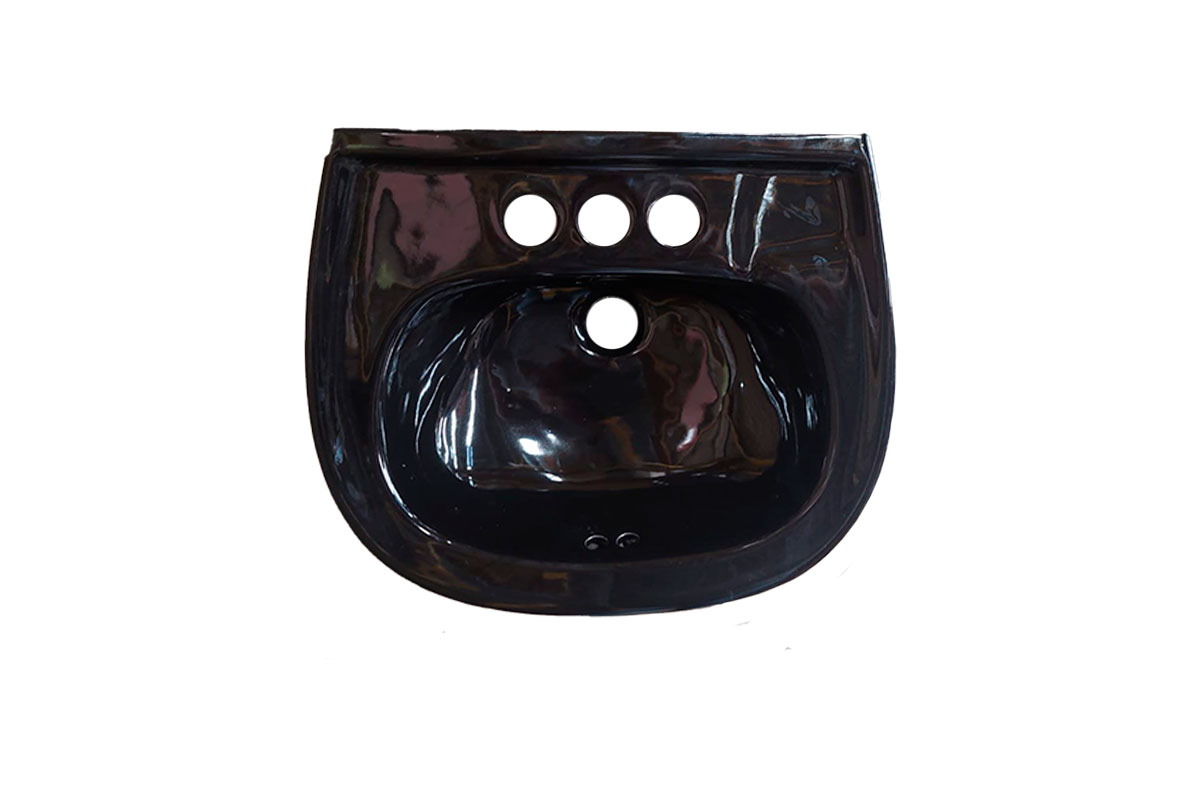 Lavabo Lucas color negro