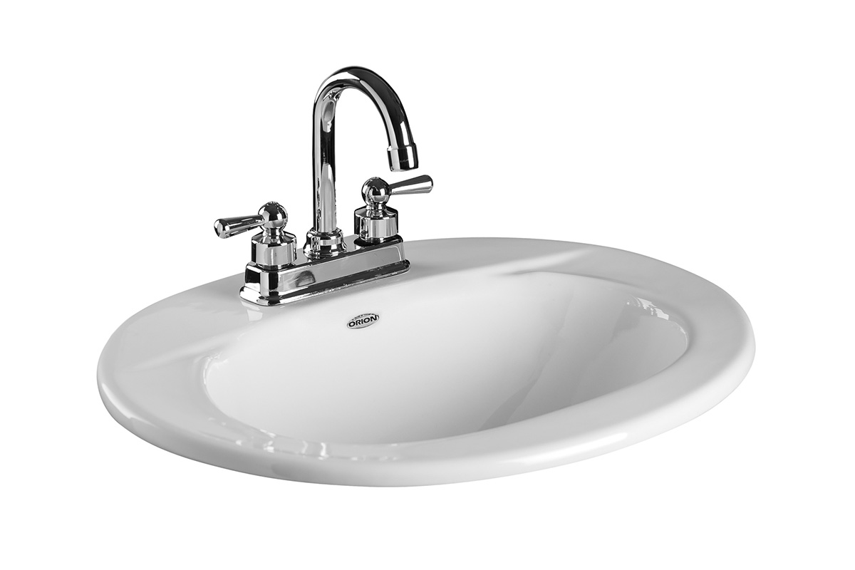 Lavabo de sobre poner  Flandes de 4" color blanco 