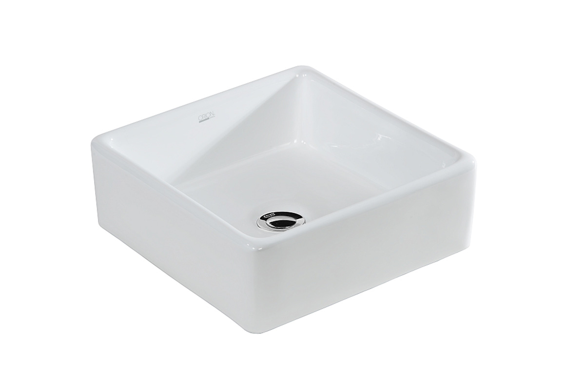 Lavabo de sobreponer Quadro III color blanco 