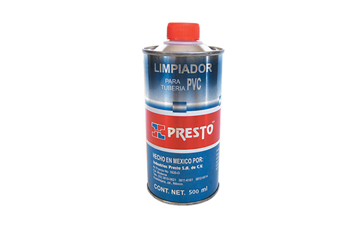 Limpiador PVC Presto lata 500 ml 