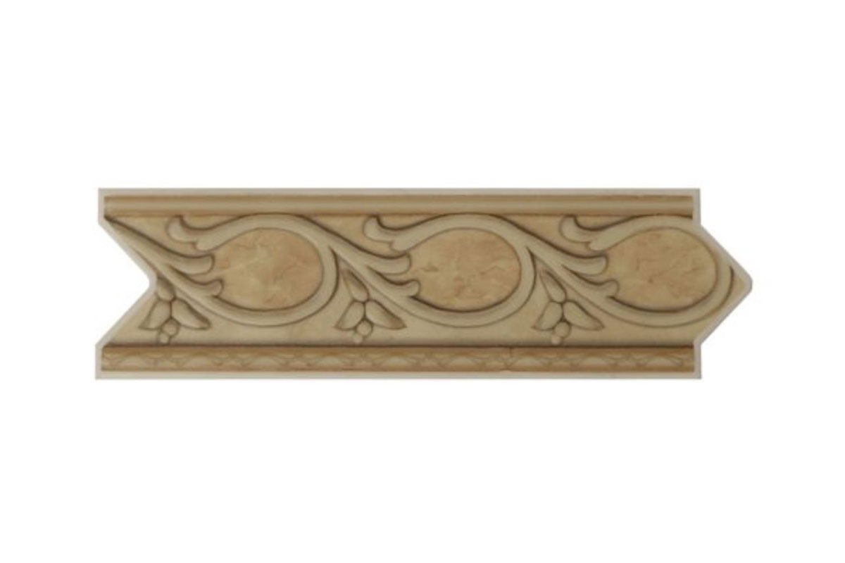 Listel beige para bao 8 x 25 cm f-237