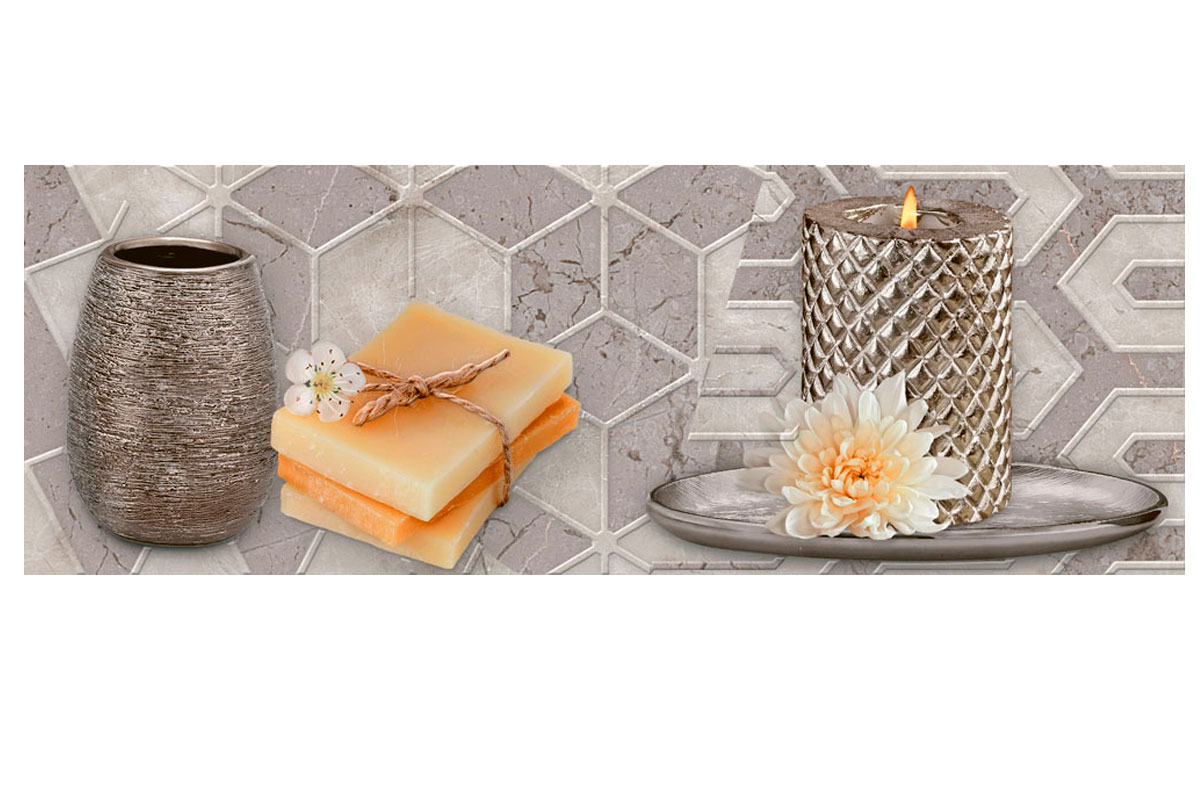 Listel Bekon gris para  bao 7.3 x 20.7 cm