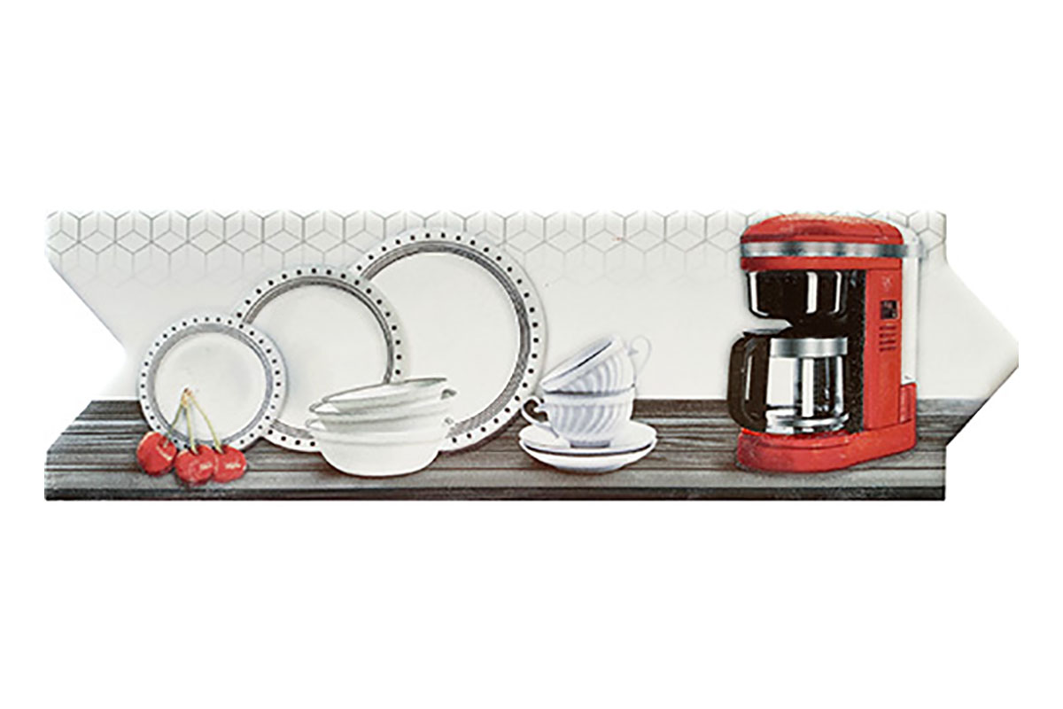 Listel Celta 8 x 25 cm, para cocina