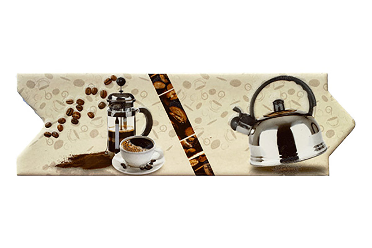 Listel Coria 8 x 25 cm, para cocina
