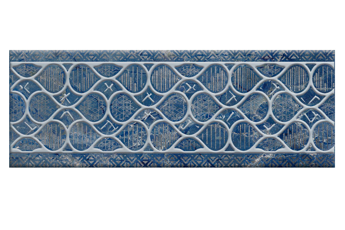 Listel Vigo azul 1A 7.3 x 20.7 cm 