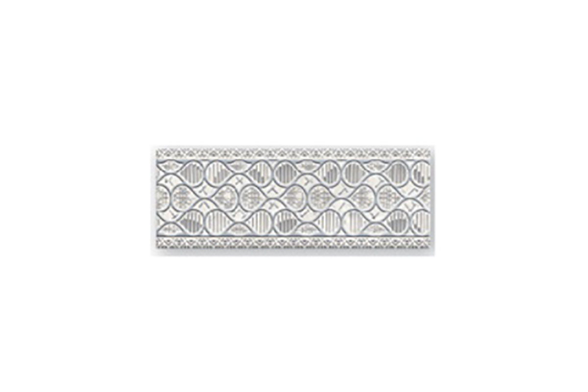 Listel Vigo blanco 1A 7.3 x 20.7 cm 