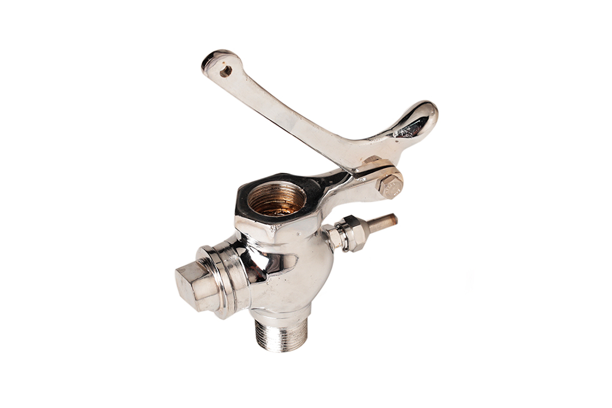 Llave de resorte 13 mm cromada para ducha 