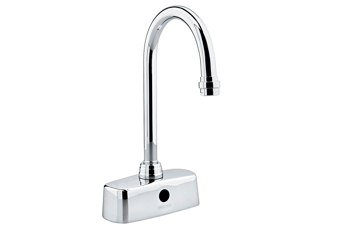 Llave electrnica Omega de bateras para lavabo TV-298 acabado cromo