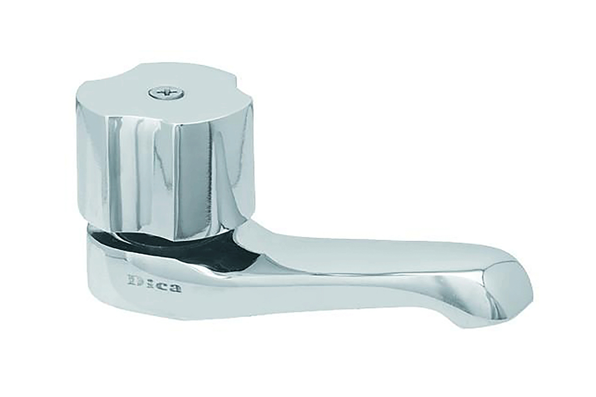 Llave individual para lavabo acabado cromo