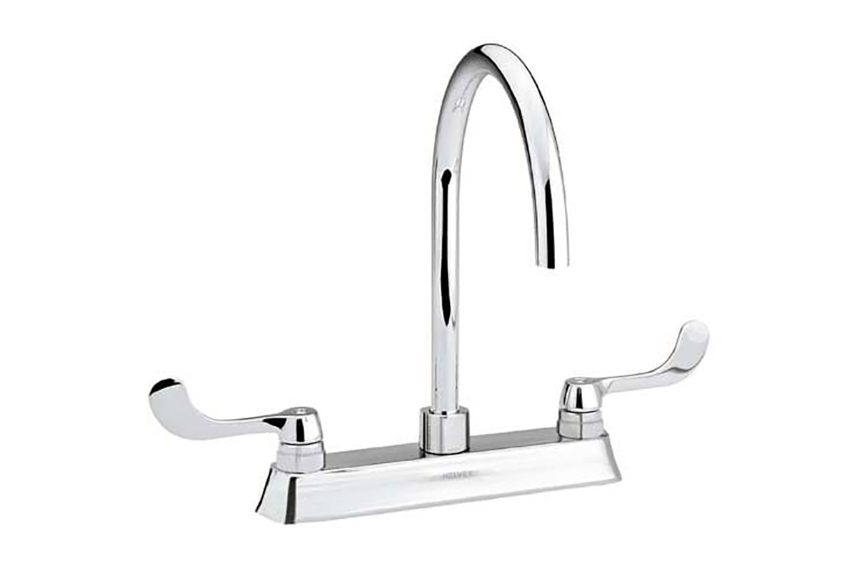 Mezcladora Flamingo para fregadero de 8", modelo HM38, acabado cromo