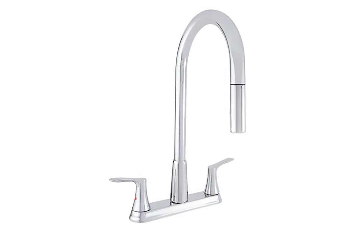 Mezcladora para fregadero 8" 9338 acabado cromo
