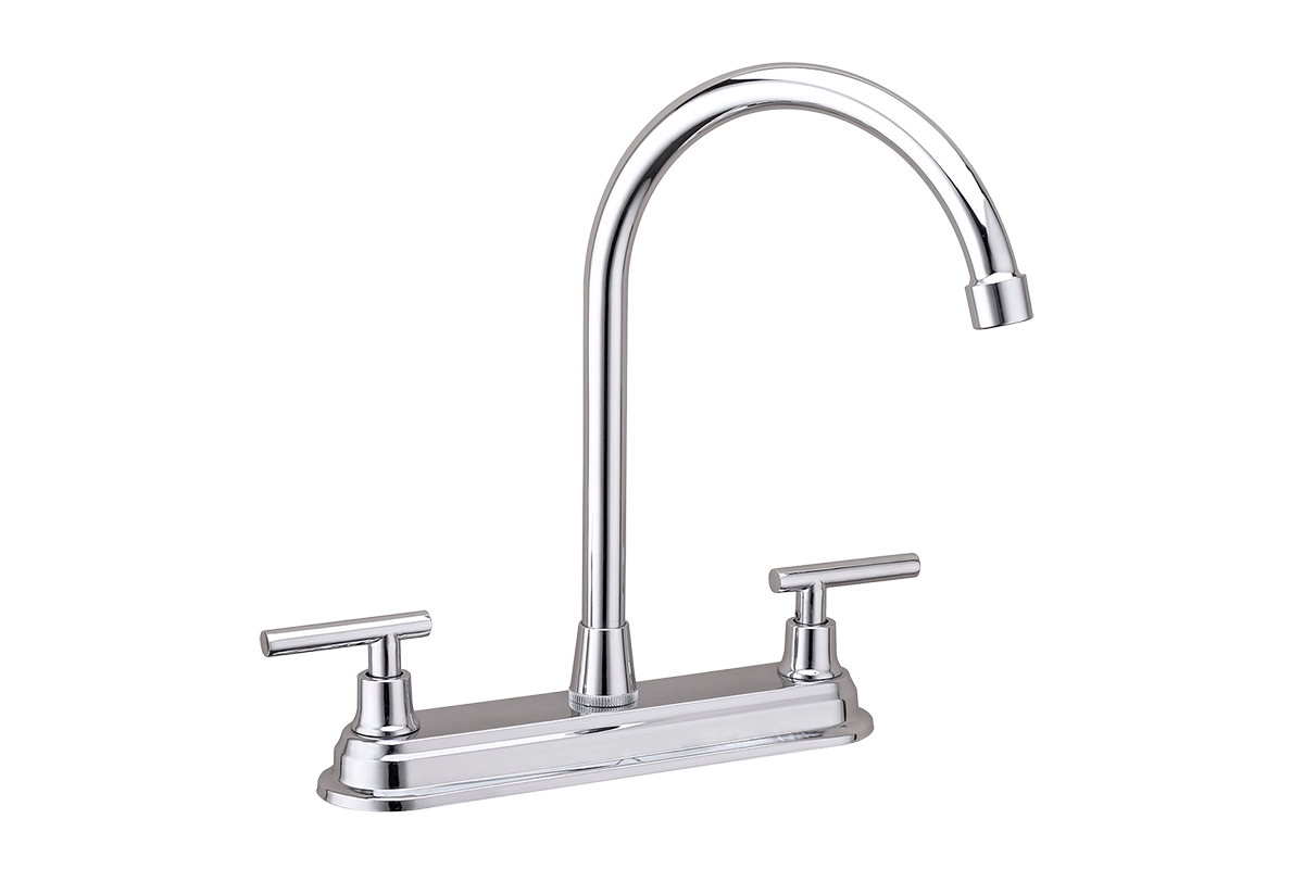 Mezcladora para fregadero de 8", modelo 2240-MP,  acero inoxidable