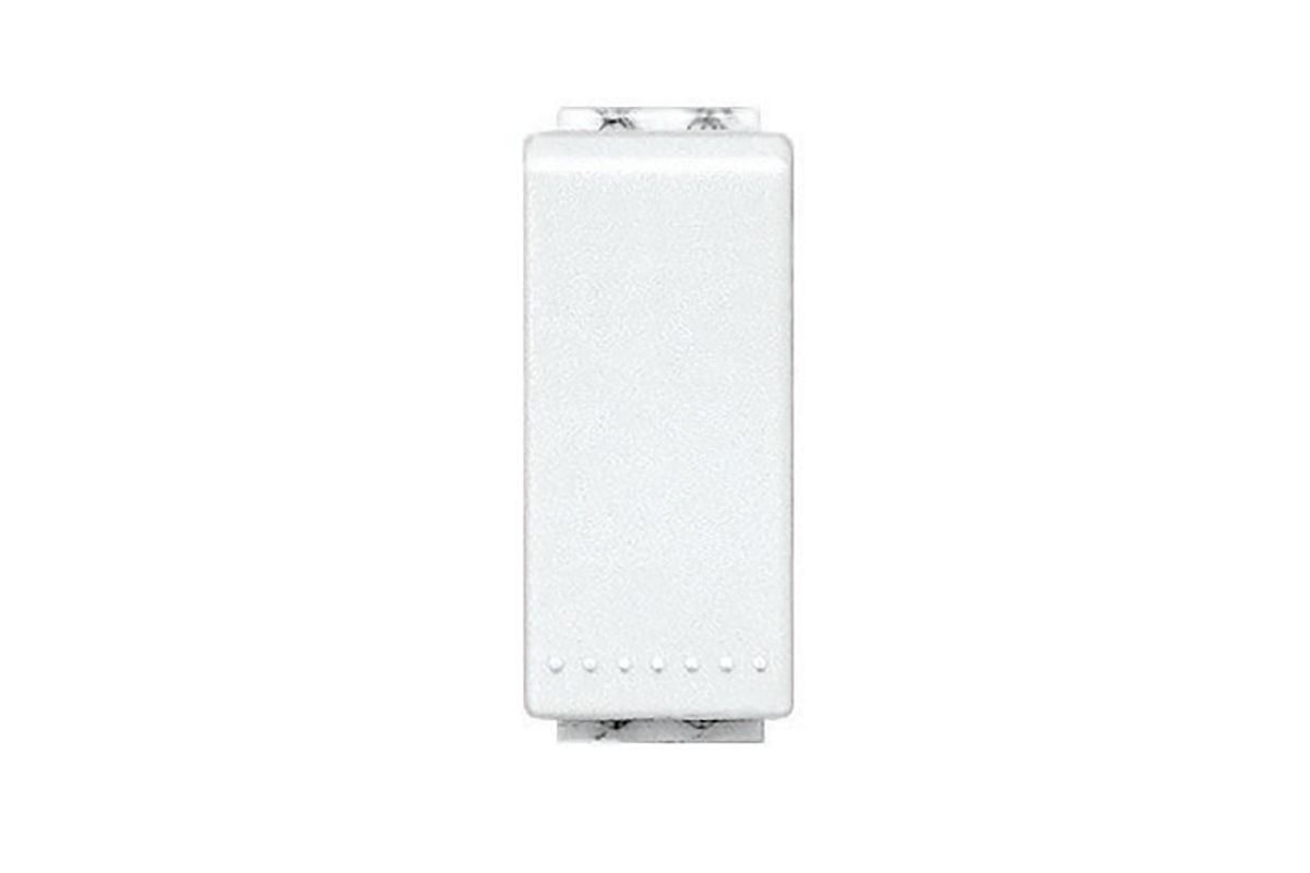 Interruptor sencillo color blanco 
