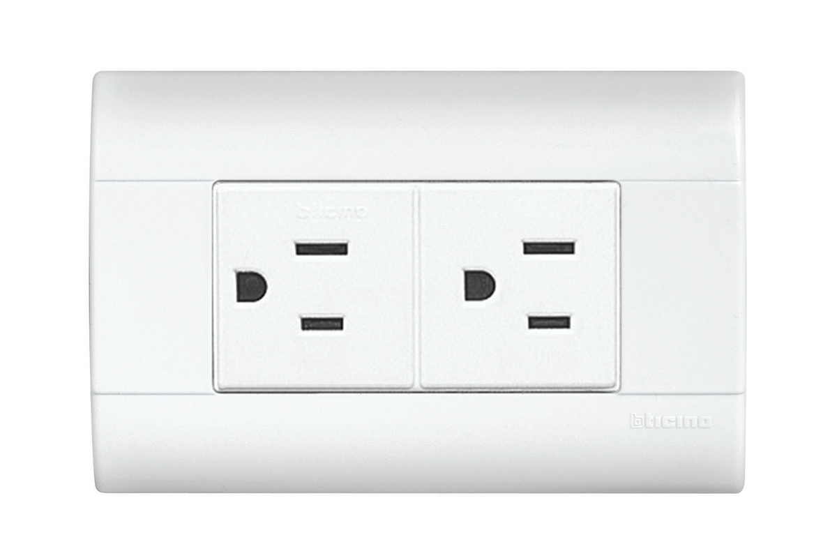 Contacto duplex modus color blanco 