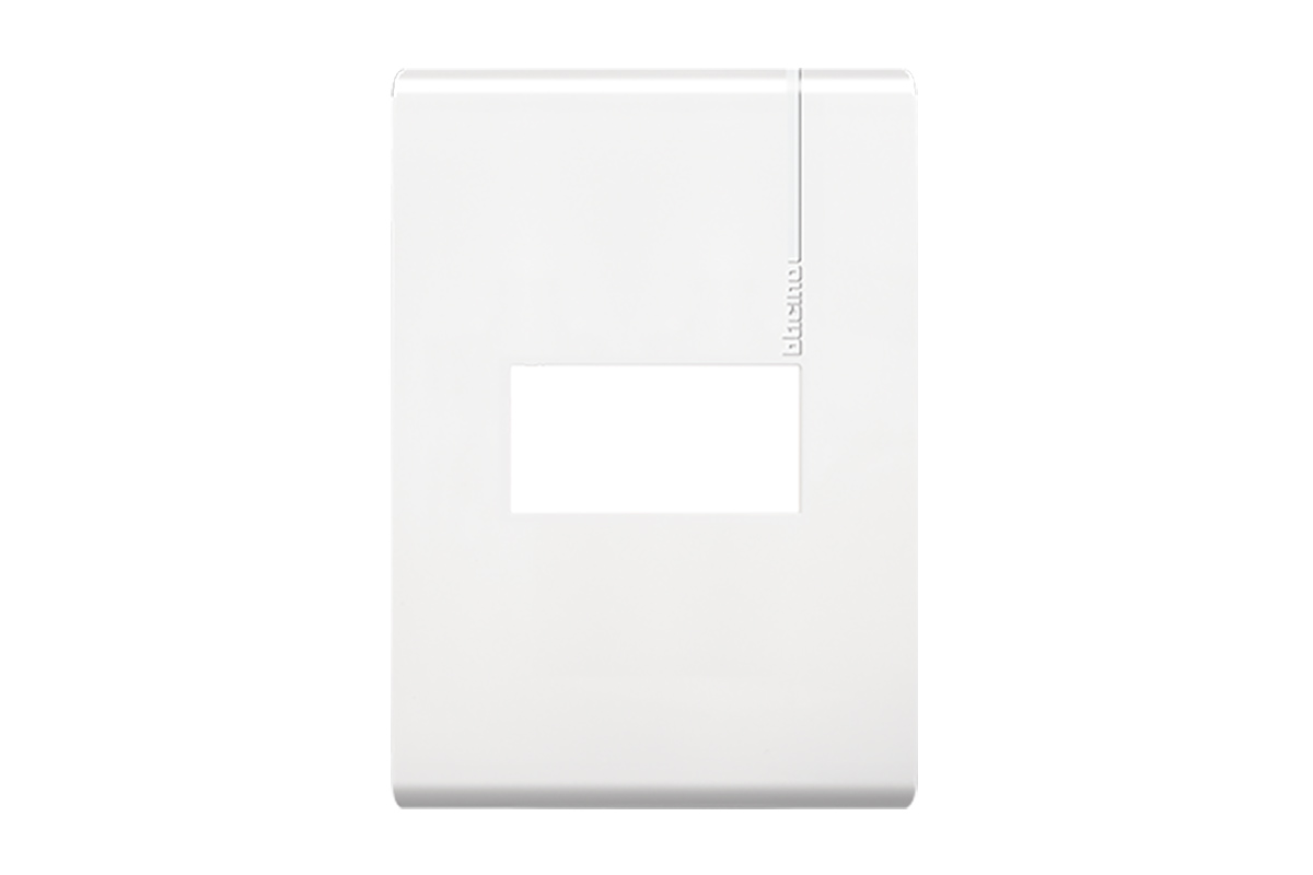 Tapa de 1 mdulo color blanco