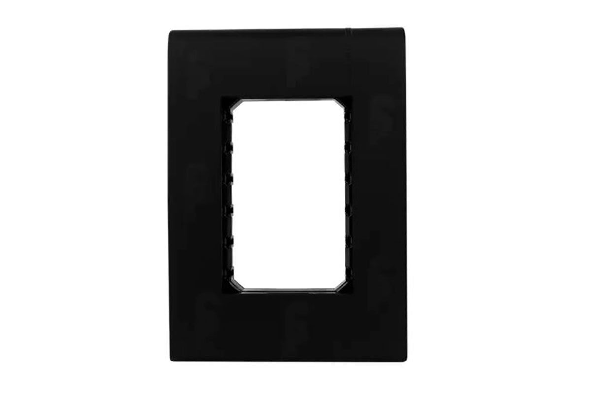 Tapa 3 mdulos Modus PRO color negro