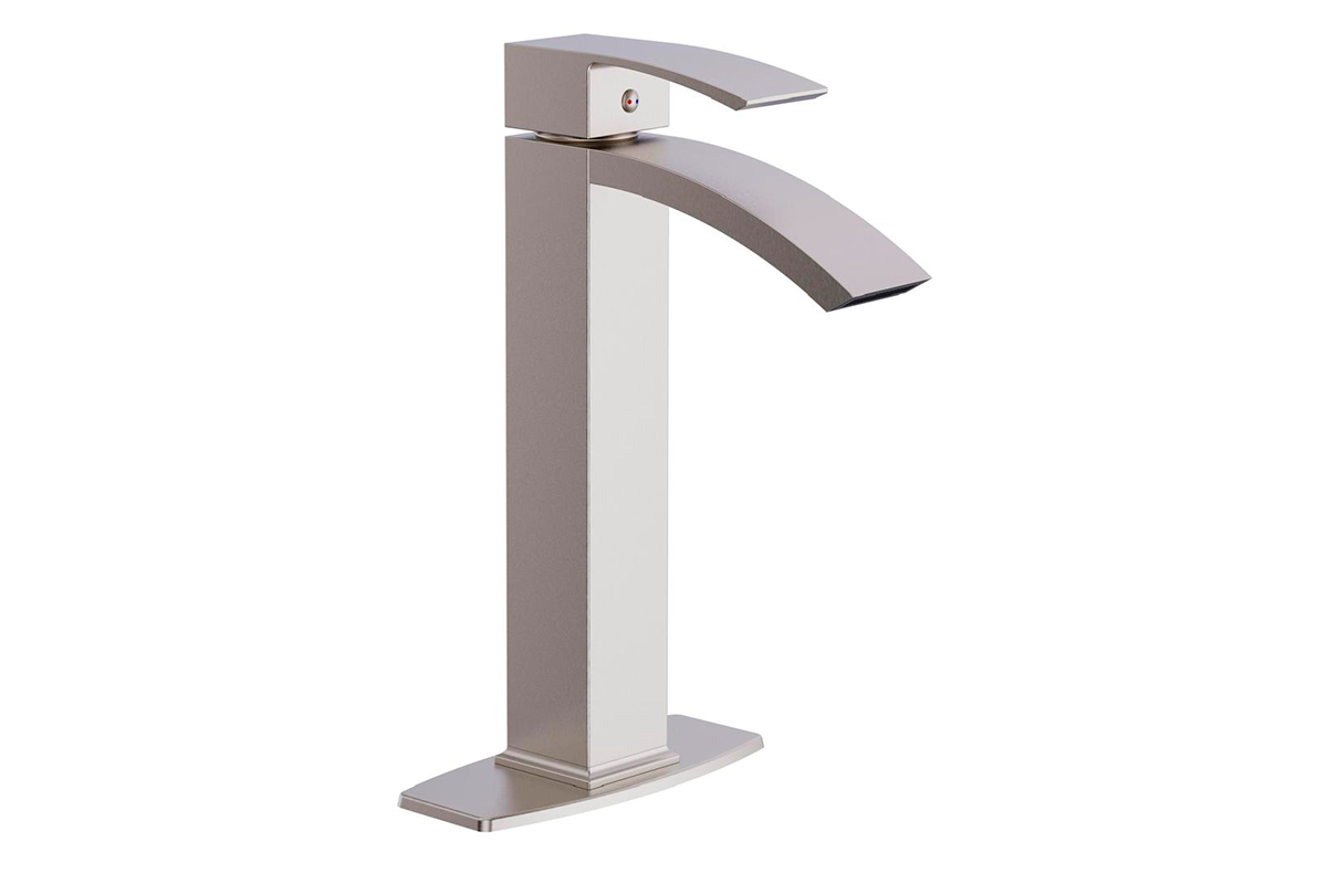 Monomando alto para lavabo 10320 acabado sat�n