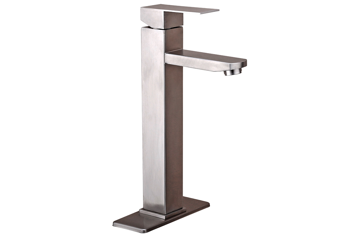 Monomando alto para lavabo 10450 acabado sat�n 