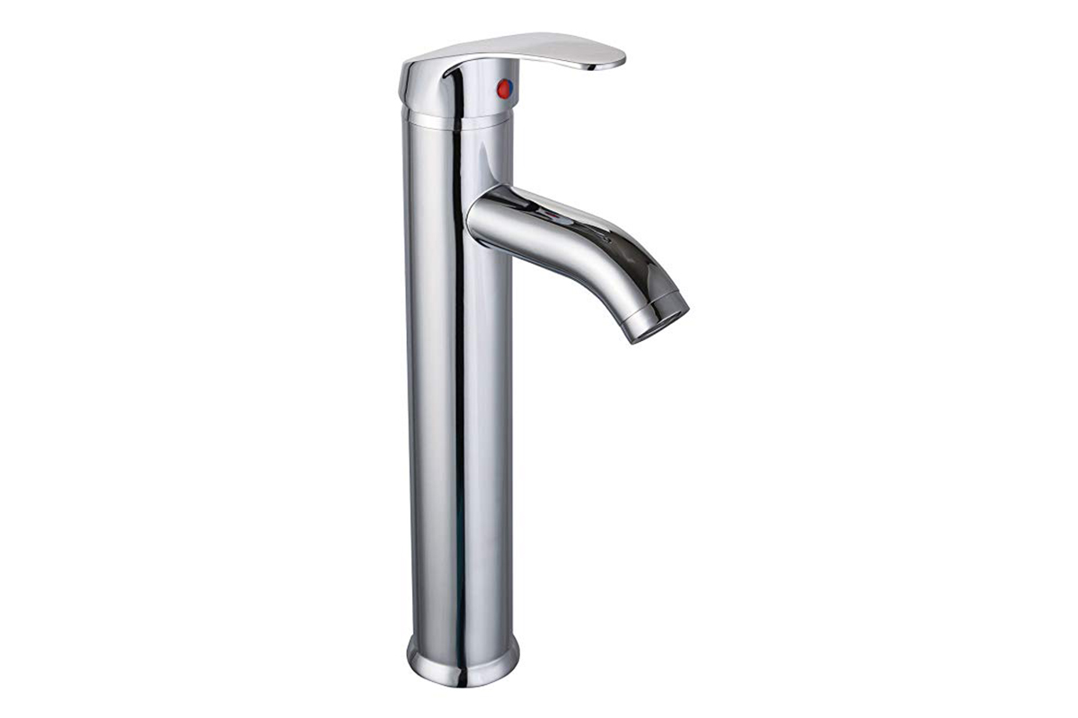 Monomando alto para lavabo acabado cromo